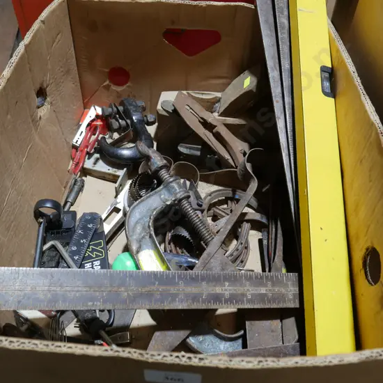 Clamps, wood planes etc