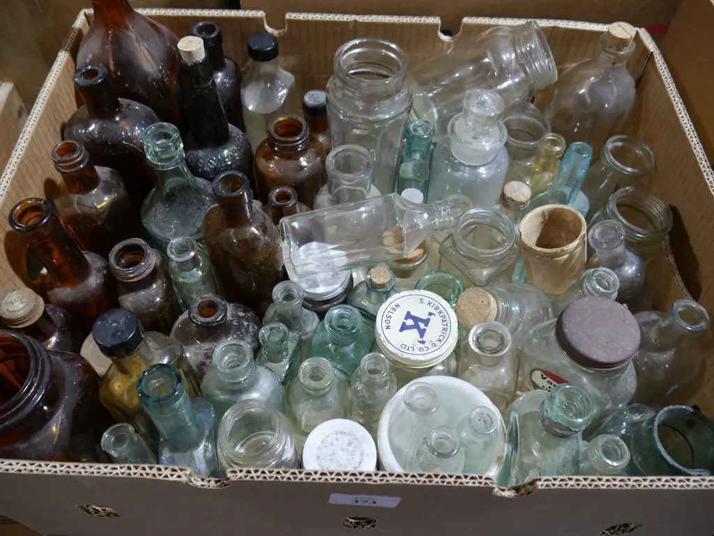 Vintage glass bottles Image 1++