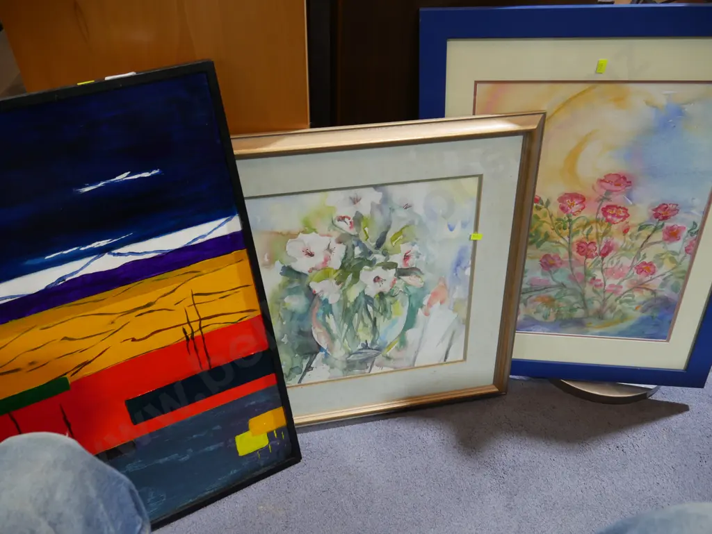 Three framed artworks Image 1++
