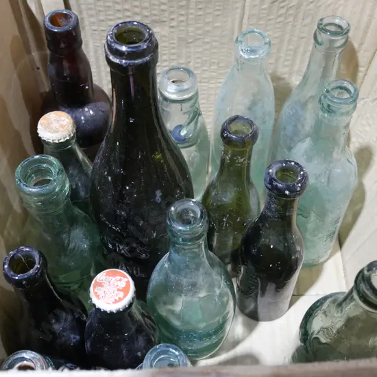 Marble and other vintage bottles