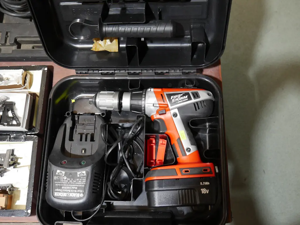Black & Decker firestorm power tool in case Image 1++