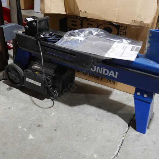 Electric log splitter
