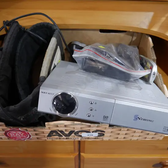 Overhead projector and back brace