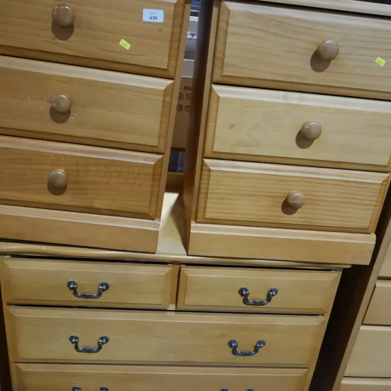 Two bedside drawers