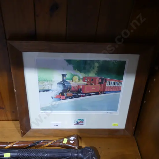 Limited edition print of the steam train maitland