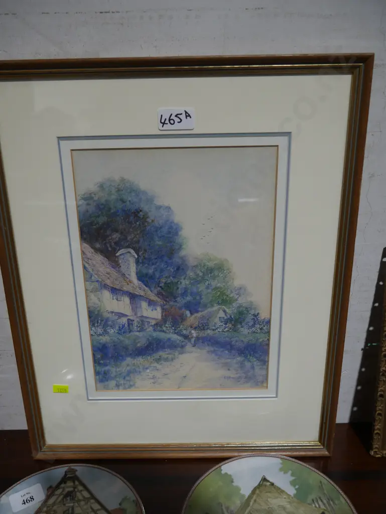 Frame to watercolour signed C.Howarth Image 1++