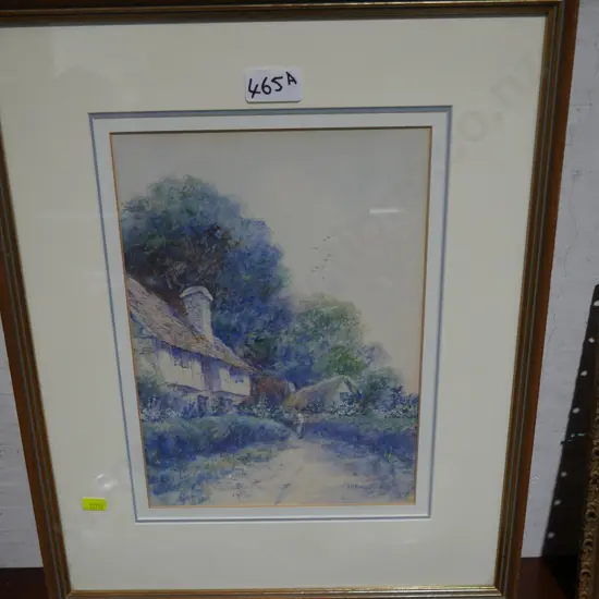 Frame to watercolour signed C.Howarth