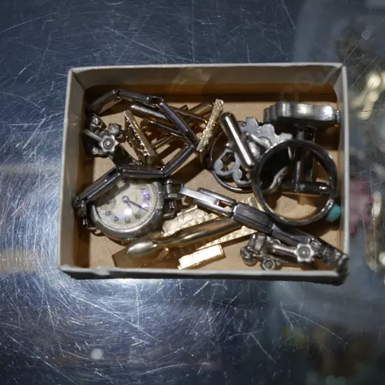 Wrist watch, costume jewelry