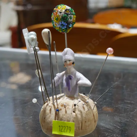 Hat pins and holder