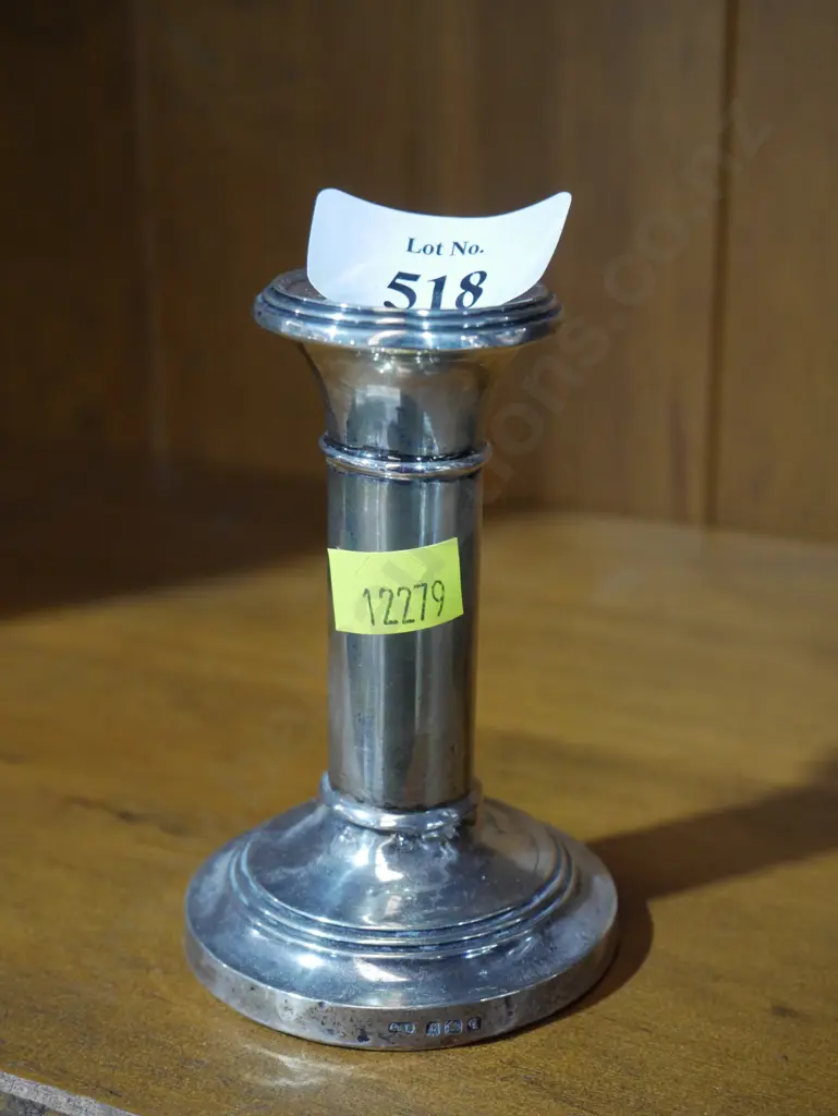 Sterling silver candlestick Image 1++