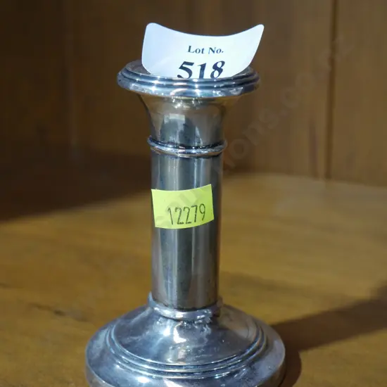 Sterling silver candlestick