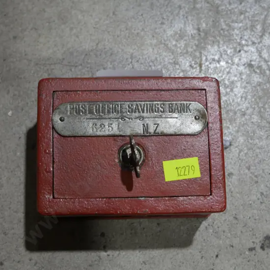Post office savings bank New Zealand money box