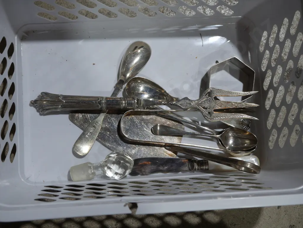 Sterling and plated cutlery etc Image 1++