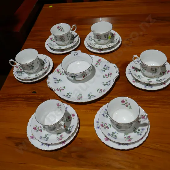 Royal Albert Keswick teaset