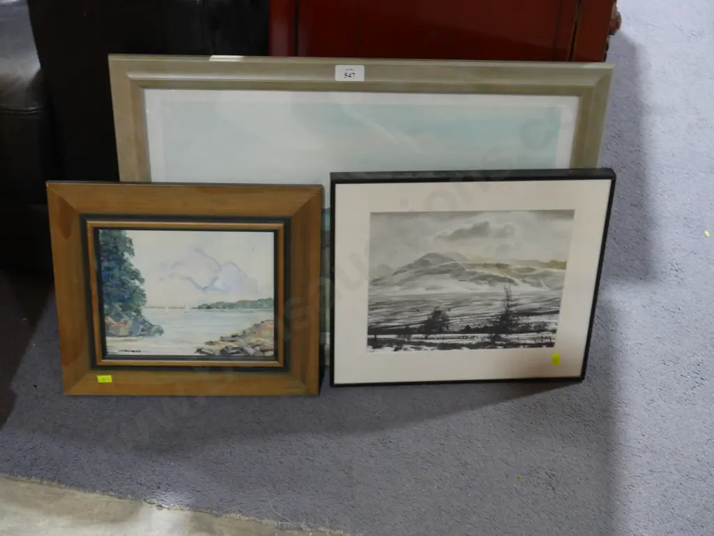 Three framed artworks Image 1++