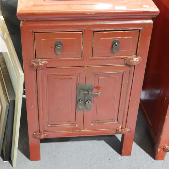 Oriental bedside cabinet