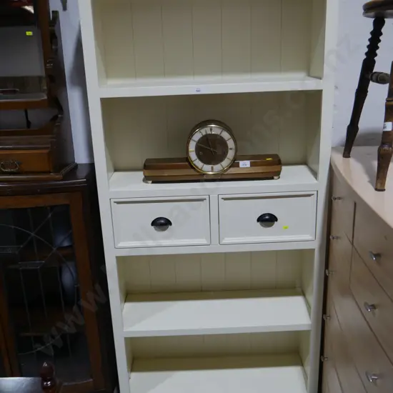 White bookcase