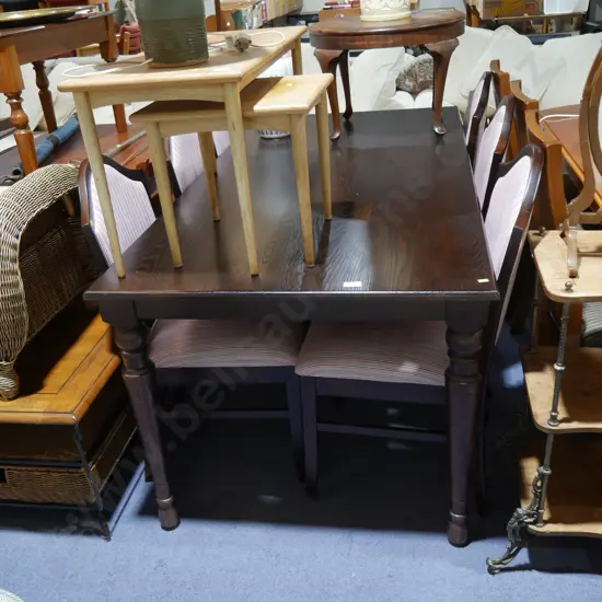 Dining table and 6 chairs