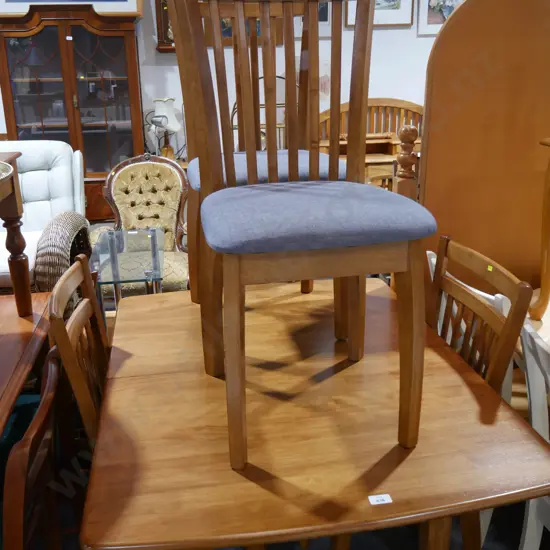 Dining table and four chairs