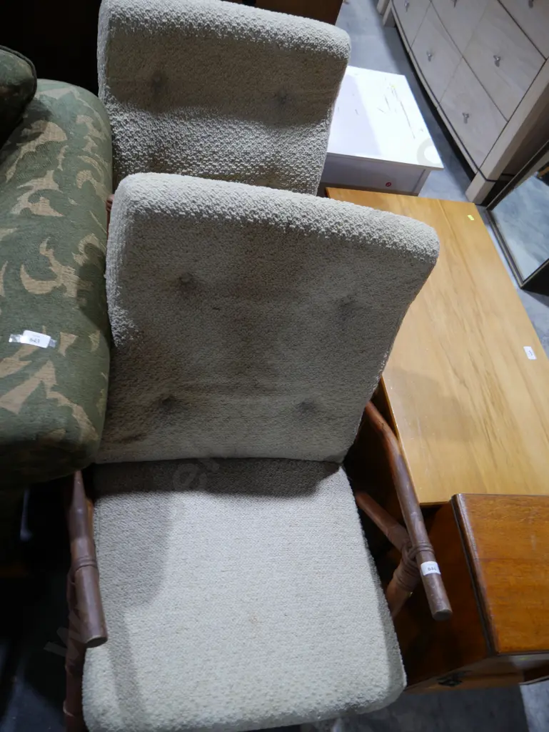 Two arm chairs cane Image 1++