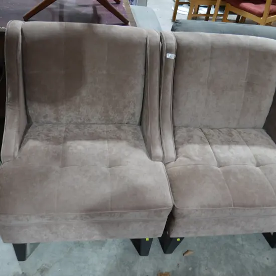 Two lounge chairs