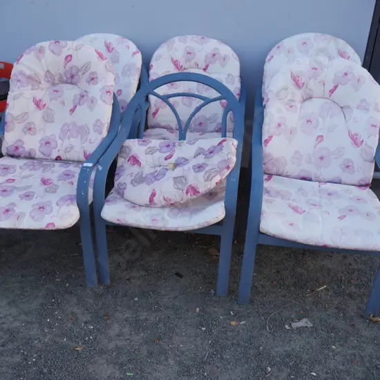 Set of 6 outdoor chairs