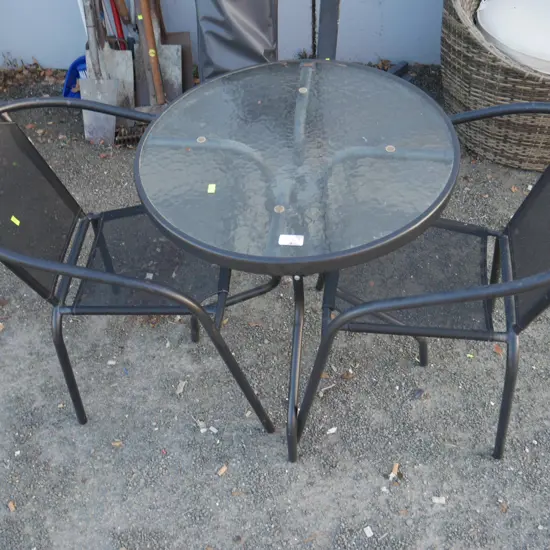Three piece cafe setting