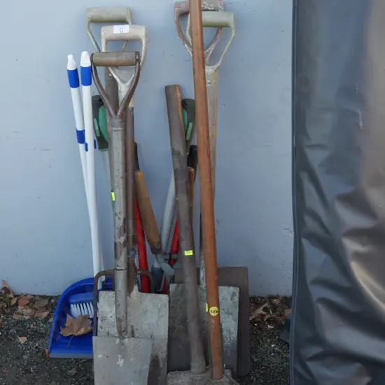 Assorted garden tools etc