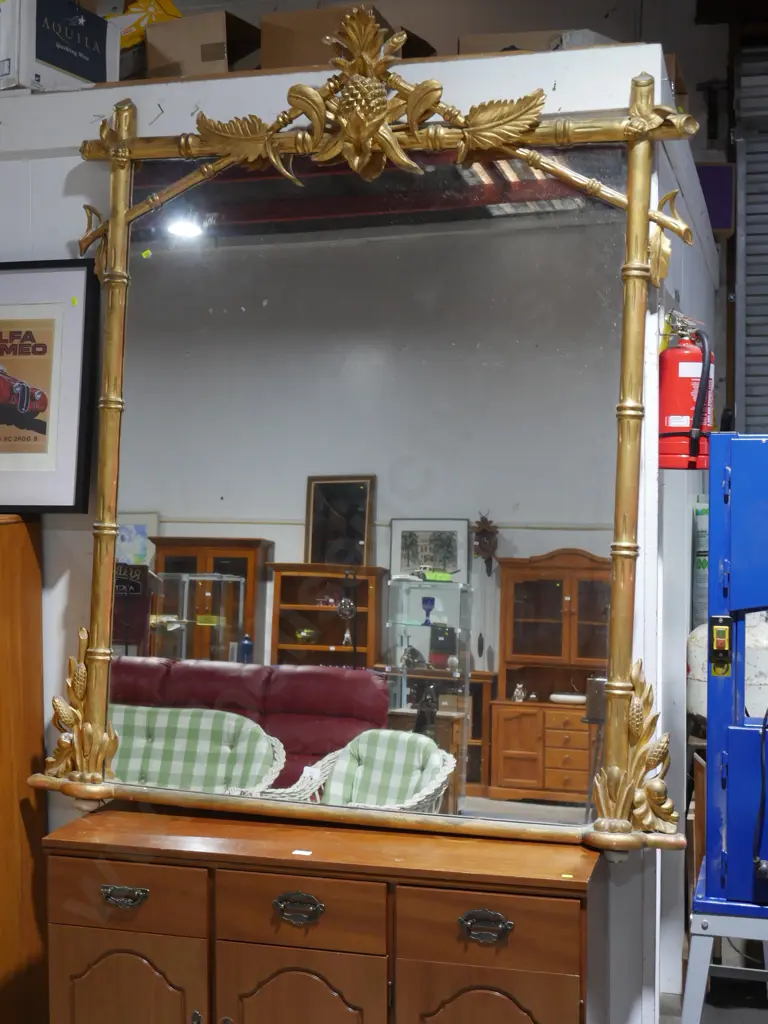 Large gilt frame pier mirror Image 1++
