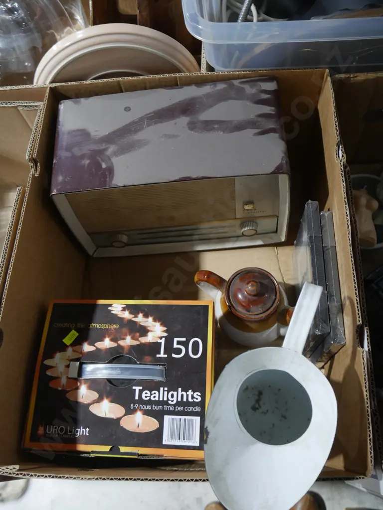 Tea lights, Old Radio etc Image 1++