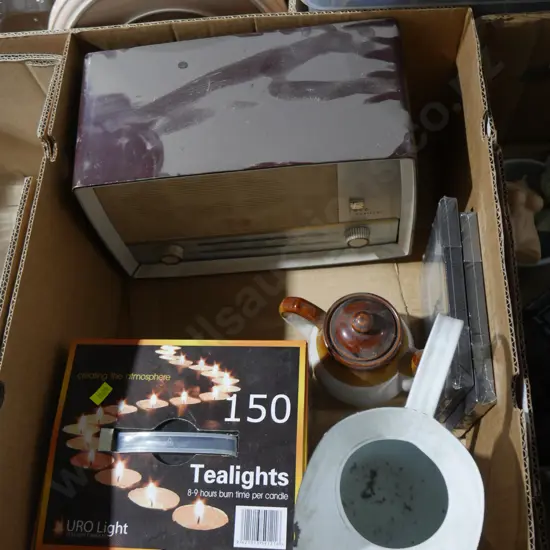 Tea lights, Old Radio etc