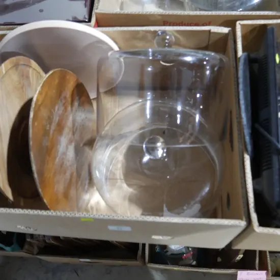 Glass food covers etc