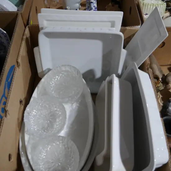 Serving plates etc