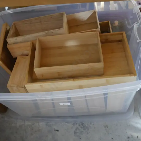 Wooden boxes
