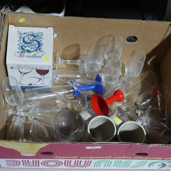 Glassware etc