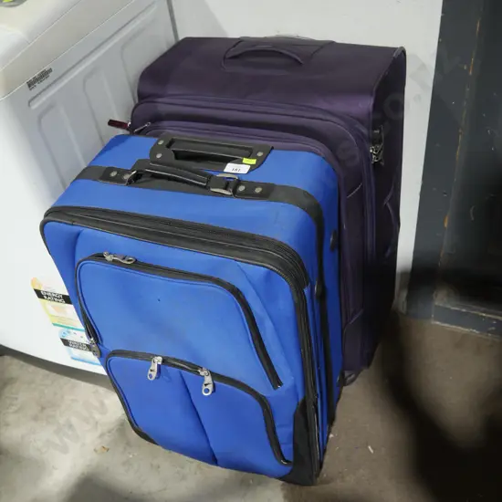 2 suitcases