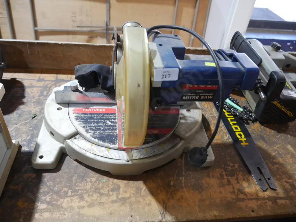 Ryobi mitre saw Image 1++
