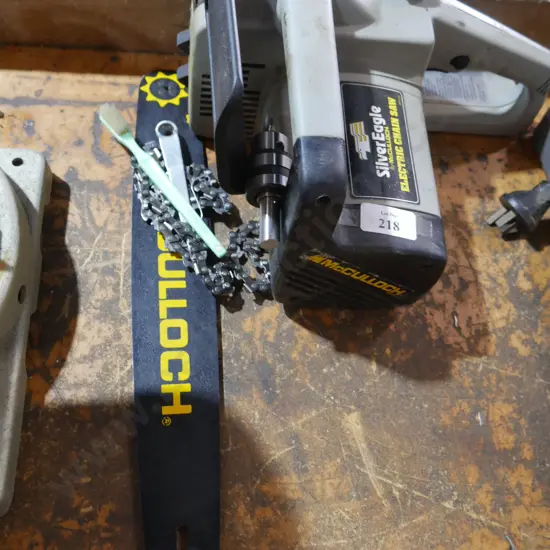 McCulloch electric chainsaw