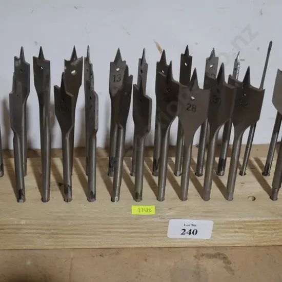 Spade bit set