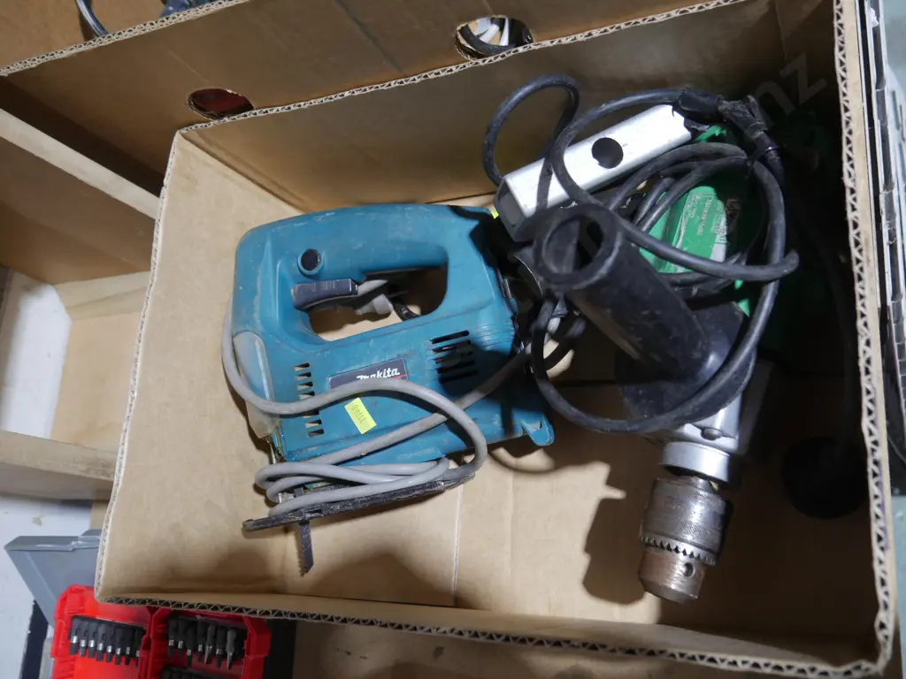 Hitachi drill and Makita jigsaw Image 1++