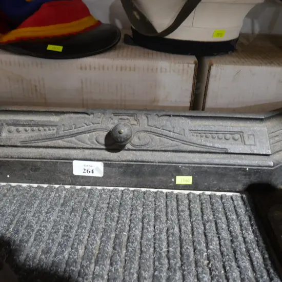 Cast fire curb