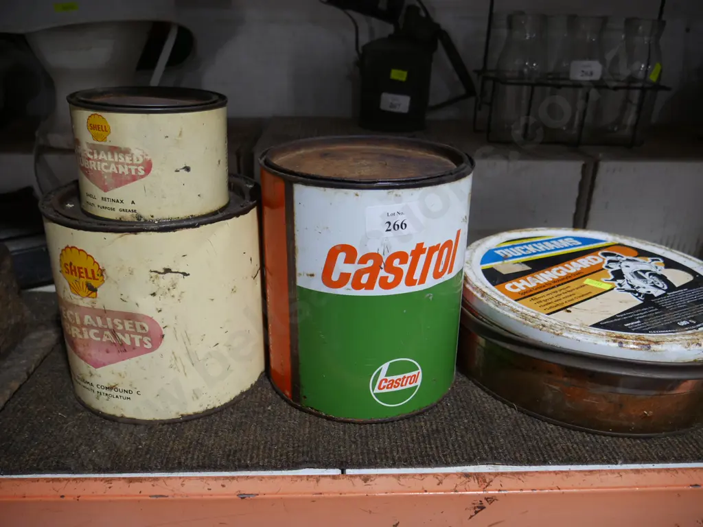 Shell, Castrol tins etc Image 1++