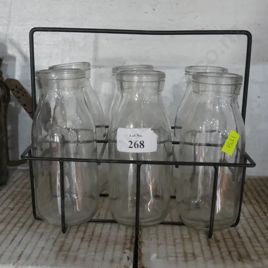 Milk bottles