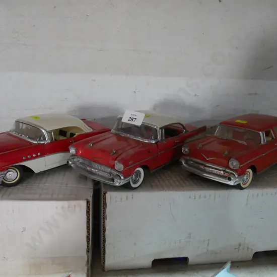 3 model cars