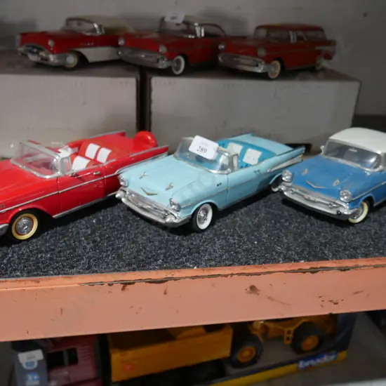 3 model cars
