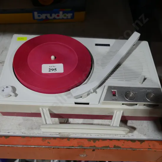 Portable record player