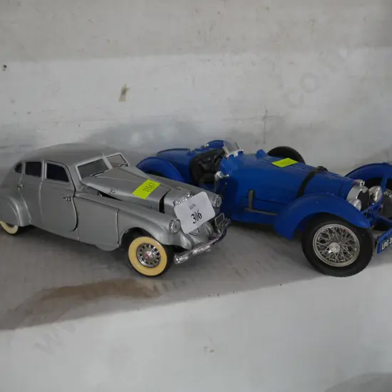 Two model cars
