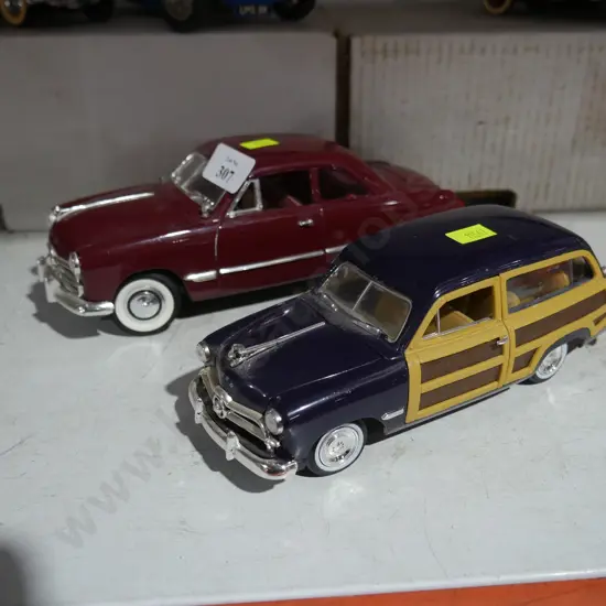 Two model cars