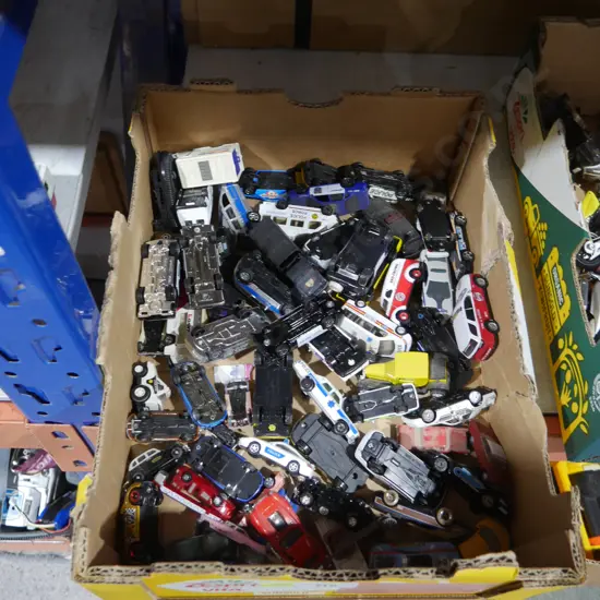 Assorted toy cars