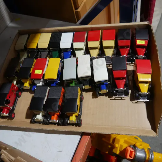 Assorted model trucks